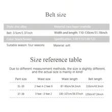 High-Quality Men's Genuine Leather Belt - Versatile, Suitable For Work Or Business - Fashionable Everyday Accessory Summer, School Fall, Autumn, Halloween Autumn-Winter Accessories,Suitable For Teens, Youth,Men,Casual, Outdoor, Athletic, Vacation, Graduation Gifts, Birthday, Daily Wear - Multicolor - View 2