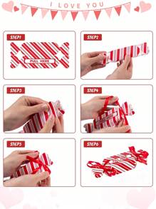 4/1pc Valentine's Day Surprise Money Pull Pouch, Red Heart Surprise Pull Out Money Gift Box, DIY Rectangle Christmas Money Pull Pouch Kit For Cash Gift, Fun Ways To Give Cash, Suitable For Valentine's Day, Wedding Anniversary, Birthday Party, Home Decoration