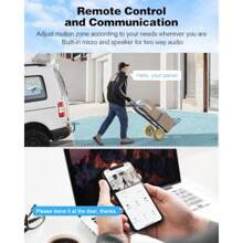 360 Security Camera Outdoor Wireless 5MP Solar Panel Battery Home Camera Spotlight Siren 2-Way Audio Color Night Vision PIR Motion Detection Q04 Max - 5MPQ04White - View 4