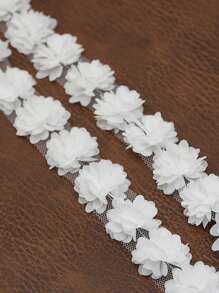 56pcs/Pack Chiffon Flower Decorations, For Headpiece, Clothing, Wedding, DIY Crafts - Multicolor - View 17