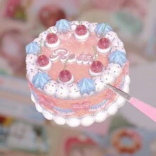 30 Sheets Japanese Style Cute Desserts Pattern Stickers, Retro Aesthetic For Scrapbooking And Journaling,School Supplies,Back To School - Multicolor - View 4