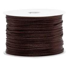 Silk Thread Satin Cord 2mm - 5 Meters Various Colors - 咖啡棕 - 查看 3