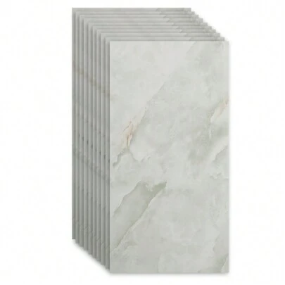 AYYDS Tile Stickers, 10 Pieces Kitchen Back Wall Self-Adhesive, Kitchen Back Wall Self-Adhesive, 30 * 60CM, For Kitchen, Bathroom, Bedroom, Living Room