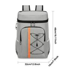 1PC 30L Insulated Waterproof Cooling Backpack Picnic Camping Rucksack Ice Cooler Lunch Bag - Multicolor - View 3
