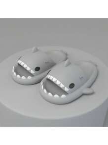 Cómodas y suaves chanclas de tiburón de EVA - Gris Claro - Ver 4