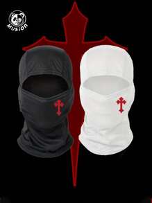 Musion 1pc Unisex Balaclava Camo Headgear, UV Protection Face Cover Mask, Breathable For Outdoor Sports Spring Summer - Multicolor - View 2