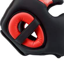 SPORTNOW Boxing Headguard, Boxing Headgear Helmet With Adjustable Strap For Full Face Protection For Kickboxing Sparring Martial Arts Karate Taekwondo - Red - View 9
