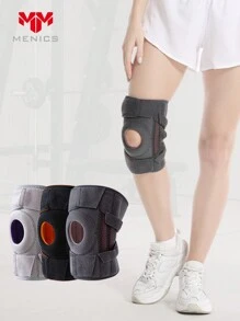Gym Sports Knee Support Unisex - Adjustable Neoprene Knee Pad With Stabilizer For Basketball Hiking Running Squats, Breathable Non-Sticky Fit