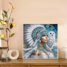 1pc Diamond Painting Kit, DIY 5D Special Shape Crystal Diamond Partial Diamond Embedded Painting Mosaic Arts And Crafts, Handmade Creative Hobby To Inspire Your Artistic Passion, Suitable For Home Wall Decor, Unframed