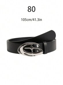 1pc Women Y2K Belt, Aesthetic Accessories, Y2K Fashion Grunge Casual Bohemia PU Leather Versatile Seasonal Accessory Summer, School Fall, Autumn, Halloween