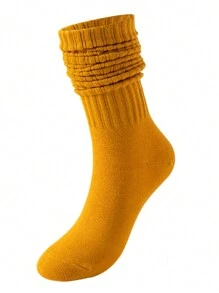 1 Pair Women Over The Knee Socks, Colorful Vertical Stripe Pattern, Fashion Versatile Thigh High Stockings, Spring/Summer