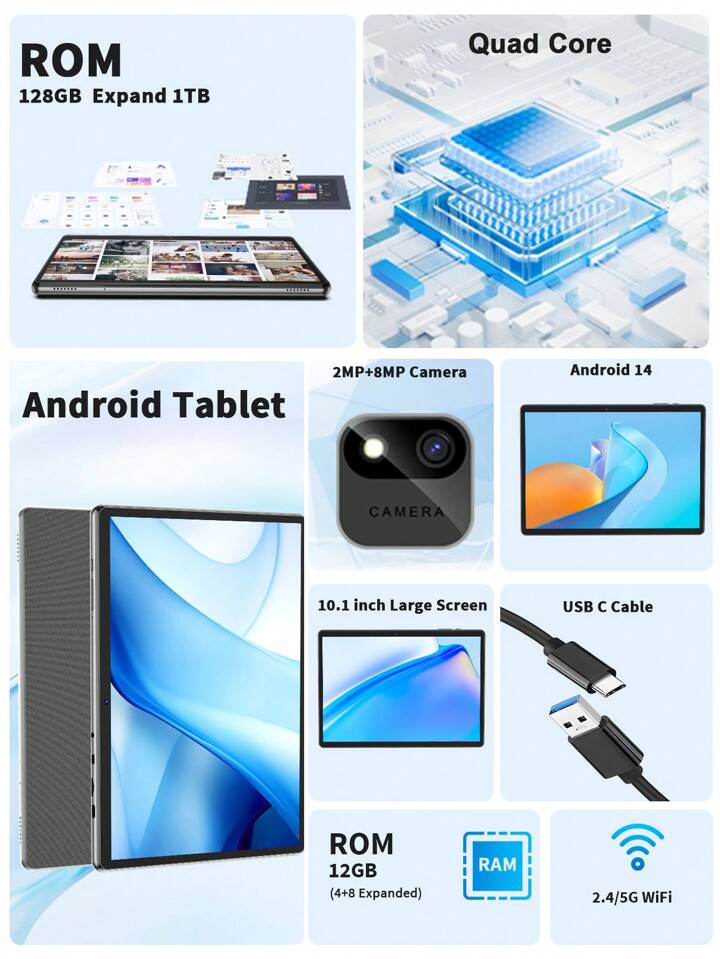 Relndoo Androidタブレット 128GB Relndoo Androidタブレット 6GB+128GB 6000mAh - メルカリ