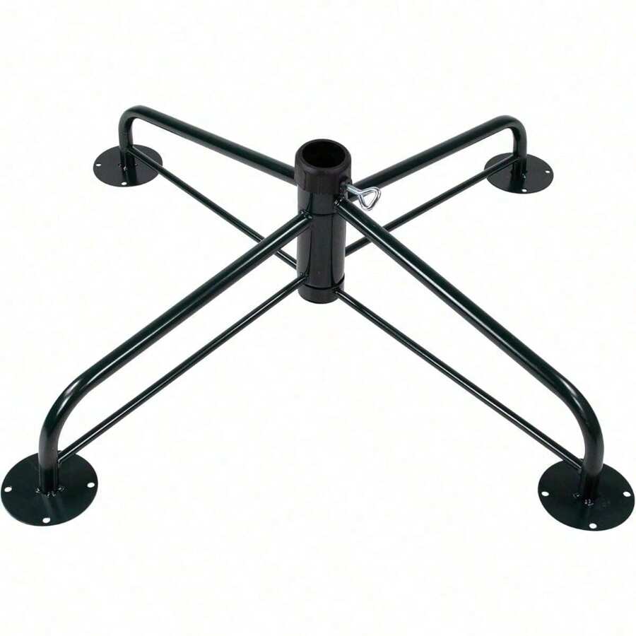 36" Folding Green Metal Tree Stand For 9'-14' Artificial Trees With 2" Pole Diameter
