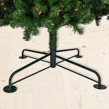 36" Folding Green Metal Tree Stand For 9'-14' Artificial Trees With 2" Pole Diameter