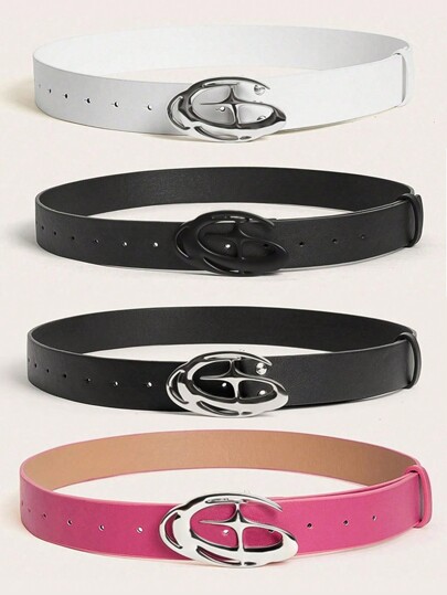 1 Peça Cinto Feminino Y2K, Acessório Estético, Moda Y2K Grunge Casual Boêmia em Couro PU, Acessório Versátil de Temporada, Verão, Escola, Outono, Halloween