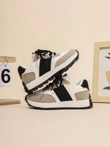 1 Pair Children Soft Sole, Anti-Slip, Casual Sports Shoes, Suitable For Spring And Autumn - Khaki - View 2