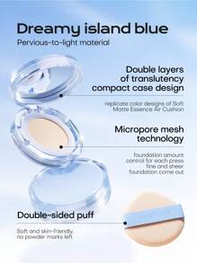 MISTINE 防晒气垫无瑕锁色精华气垫粉霜SPF50+ PA++++13g LF100 象牙色