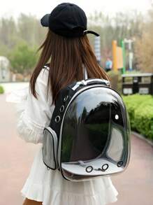 1 Pet Bag, Pet Backpack When Going Out, Black/Gray/Pink, Size: 45 * 34 * 23cm, Independent Packaging, Oxford Cloth + PET Material, With Cushion, Transparent Visual, With Zipper, With Storage Bag On The Side, Free Cat Food Strip Feeder, Suitable For Outdoor Pet Storage, Storage Bag, Backpack.1 Pet Bag, Pet Backpack When Going Out, Black/Gray/Pink, Size: 45 * 34 * 23cm, Independent Packaging, Oxford Cloth + PET Material, With Cushion, Transparent Visual, With Zipper, With Storage Bag On The Side, Free Cat Food Strip Feeder, Suitable For Outdoor Pet Storage, Storage Bag, Backpack.Fashi On,Christmas Tree Pendant,Fall Decor Home,Halloween Party,Wall Hanging,Autumn Decor,Christmas Party Supplier,