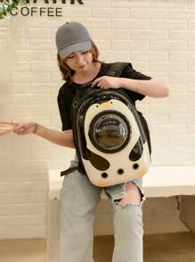 1 Pet Bag, Pet Backpack When Going Out, Black/Gray/Pink, Size: 45 * 34 * 23cm, Independent Packaging, Oxford Cloth + PET Material, With Cushion, Transparent Visual, With Zipper, With Storage Bag On The Side, Free Cat Food Strip Feeder, Suitable For Outdoor Pet Storage, Storage Bag, Backpack.1 Pet Bag, Pet Backpack When Going Out, Black/Gray/Pink, Size: 45 * 34 * 23cm, Independent Packaging, Oxford Cloth + PET Material, With Cushion, Transparent Visual, With Zipper, With Storage Bag On The Side, Free Cat Food Strip Feeder, Suitable For Outdoor Pet Storage, Storage Bag, Backpack.Fashi On,Christmas Tree Pendant,Fall Decor Home,Halloween Party,Wall Hanging,Autumn Decor,Christmas Party Supplier,