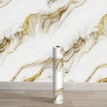 1Roll 3D Thick Glossy Marble Wall Panels, Size 23.62*110.24in, Removable Peel And Stick Stickers, Home Crash-Proof, High-Temperature Resistant, Waterproof, Anti-Fouling Wall Sticker, Suitable For Bedroom, Living Room, Dining Room, Bathroom, Entrance, Front Desk, Meeting Room, Office, Home/Commercial Premises Decoration Renovation, Easy To Cut And Install - Multicolor - View 15