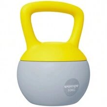 SPORTNOW Soft Kettlebell, 10kg Kettle Bell With Non-Slip Handle For Home Gym Weight Lifting And Strength Training - 黃色 - 查看 2