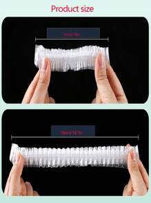 500pcs/300pcs/100pcs Stretch Length 36cm Multifunctional Cling Film Cover For Kitchen Fruit And Vegetable Preservation, Dust Prevention, Household Refrigerator Preservation Cover, Disposable Cling Bag
