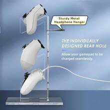 Universal 3-Layer Controller Stand & Headphone Stand Game Accessories For Storage Stand, Controller Holder Headset Stand Game Accessory