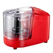 Reemix 1.5-Cup One-Touch Electric Food Chopper, 100W Mini Food Processor Meat Grinder, Mix, Chop, Mince And Blend Vegetables, Fruits, Nuts, Meats, Stainless Steel Blade (Black) - US A Type Plug(110-127V) - View 8