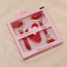 3 件装树脂面部按摩器按摩滚轮，适用于面部身体颈部眼睛刮痧板抗皱美容护肤工具、美容、护肤产品、水疗、自我护理、护肤工具、面部护理、美容师用品、按摩、面部按摩工具、面部滚轮 - 彩色 - 查看 7