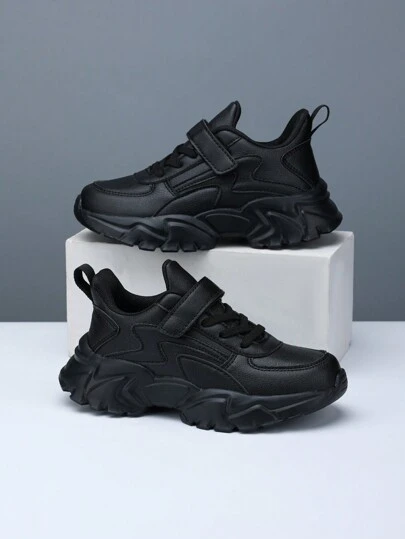 Skor Babyskor för pojkar Sneakers Flicka PU-skor Sport Barn Unga pojkar Sneakersflicka Barn Sport Fritidsskor Sneakers för pojkar Skolskor Lätta sko för pojkar Kvinnor Skor för pojkar Barn