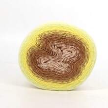 Verlaufsmagie Garn-Kugel 215g Abschnittsfarbendes Wollknäuel Feingarn für handgewebte DIY Schals, Pullover, Tücher - Mehrfarbig - Übersicht 24