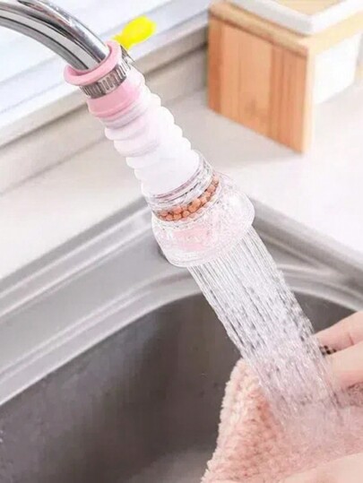 1/2/4 piezas Ducha de champú de grifo, Accesorio de manguera de fregadero de grifo portátil, Rociador de ducha de mano, Adecuado para múltiples especificaciones de grifos, Para bañarse, mascotas, champú, enjuagar verduras, lavado de perros, suministros de aseo, grifo de uso múltiple