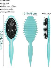 Hair brushes-UK+EU 2025 专业卷发梳，打造完美卷发、波浪和螺旋发型 - 不毛躁，顺滑易梳，沙龙级造型