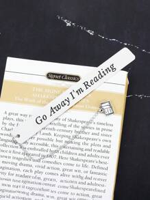 1 cái Dấu trang vui nhộn, Đồ trang trí đọc sách, Quà tặng cho Câu lạc bộ sách người yêu sách, Quà tặng cho con gái, con trai, em gái, sinh nhật, bạn bè, lễ tốt nghiệp của con trai, phụ kiện sách - Nhiều màu - Xem 2