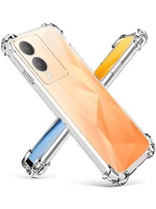 Shockproof Airbag TPU Case Compatible With Vivo / OnePlus Waterproof Anti-Fall Scratch Resistant - Clear - View 2