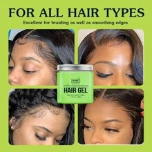 KOEC 200克橄榄油牛油果造型啫喱，增添光泽，抚平分叉，滋养秀发，轻盈定型，适合所有发质。 - 綠色 - 查看 3