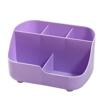 1 buah Kotak Organizer Makeup Multifungsi, Dengan Kompartemen untuk Kuas Makeup, Penyimpanan Meja, Cocok untuk Kamar Tidur, Pantai, Kamar Mandi, Kapasitas Besar - MultiWarna - View 7