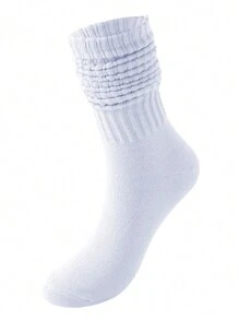 1 Pair Women Over The Knee Socks, Colorful Vertical Stripe Pattern, Fashion Versatile Thigh High Stockings, Spring/Summer