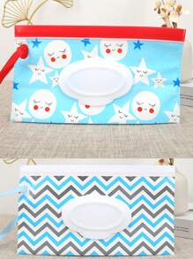 2/5 صندوق تخزين مناديل مبللة، حامل مناديل مبللة للمكياج، حقيبة مناديل مبللة محمولة قابلة لإعادة الاستخدام، حاوية موزع مناديل مبللة، حقيبة مناديل مبللة للسفر، هدية رائعة لرأس السنة، عيد الفصح، عيد الميلاد، - متعدد الألوان - مشاهدة 14