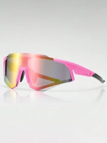 Gafas de moda para deportes al aire libre unisex, con marco y lentes de PC, gafas para escalar, aptas para ciclismo, pesca, correr, golf y vela