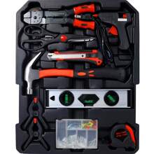 899pcs Home Repair Tool Set Kit For Men, Toolbox Storage Case With 4 Drawers, General Household Tool Kit With Rolling Tool Box, Tool Set Kit For Maintenance, Garden, Homeowner, Handyman ,Silver Case - 銀色 - 查看 2
