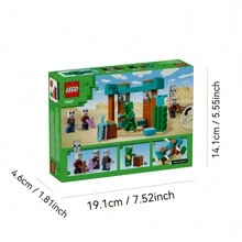 LEGO El juego de video de la granja del molino de viento, Juego de construcción de la granja con minifiguras y equipo de  Regalo de cumpleaños temático de zombis para niños, Juguete de para niños y niñas de 8 años en adelante, 21262 - 21267 - Ver 9