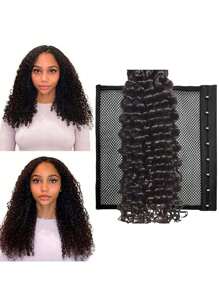  2pcs Lock Hair Stretcher For Natural Hair, Mesh Wrap To Prevent Shrinkage, Hair Stretcher - Assist Maintainer Length Stretching Tool No Heatless Device - Multicolor - View 2