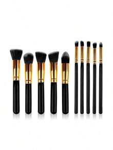 10pcs Makeup Brush Set Loose Makeup Eyeshadow Brushes 10pcs Makeup Brush Set: Complete Beauty Brush Set With Soft Bristles, Portable, Including Eye Shadow Brushes And Beauty Tools. 10 Brushes, Five Large And Five Small, Beauty Tools, Five Large And Five Small.