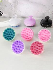 Solid Shampoo Massage Brushes With Wheat Straw As Raw Material, Soft Scalp Massager, Shampoo Scalp Exfoliating Brush For Thick Curly Hair Dry And Wet Dandruff, Two Color Massage Shampoo Brush, Hairbrush/Hair Comb, Back To School Supplies