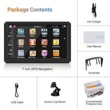 XGODY 7 Inch GPS Navigation Sat Nav Truck System With Free Lifetime Europe Maps UPDATE - Black - View 9