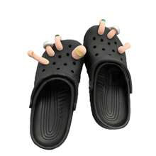 Set de 7 piezas de decoración divertida para dedos de sandalias, accesorios creativos y novedosos para clips de zapatos, decoración desmontable y divertida para chanclas, conjunto único de adornos para zapatos, adecuado para zapatos casuales, zuecos de playa, chanclas, fácil de instalar, regalo creativo, zapato, selecciones de primavera y verano, regalos para damas de honor, decoración de habitación, dormitorio, playa, viaje, para hombres, para mujeres, cosas lindas de vacaciones, regalo del Día de la Madre, decoración de dormitorio, jardín, decoración de cocina, verano, playa, artículos esenciales de viaje, decoración de habitación, Squishy, graduación - Multicolor - Ver 3