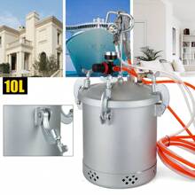 HYYKJ-US Paint Pressure Pot / Tank Air Regulator Spray Sprayer With Regulator & Hoses 10L - 1 - View 9