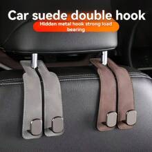 1 accessoire d'intérieur convenant à tous les véhicules, y compris des crochets pour siège de voiture , des crochets en métal cachés, des housses de dossier de siège de voiture en faux et des crochets pour voiture