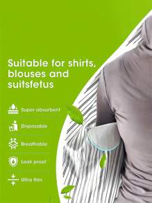 10/20/50pcs Sweat Block Underarm Sweat Pads - Disposable Antiperspirant Pads For Men And Women - Stay Dry And Confident All Day Boy Valentine Heart Women's Valentine Summer Cooling,Beach,Travel - one-size - View 5